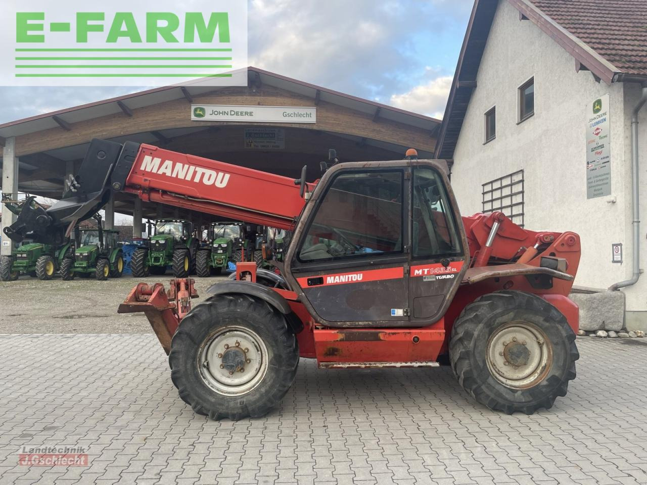 Manitou mt 1435 hslt - Teleszkópos rakodó: 2 kép. Manitou mt 1435 hslt - Teleszkópos rakodó: 2 kép.
