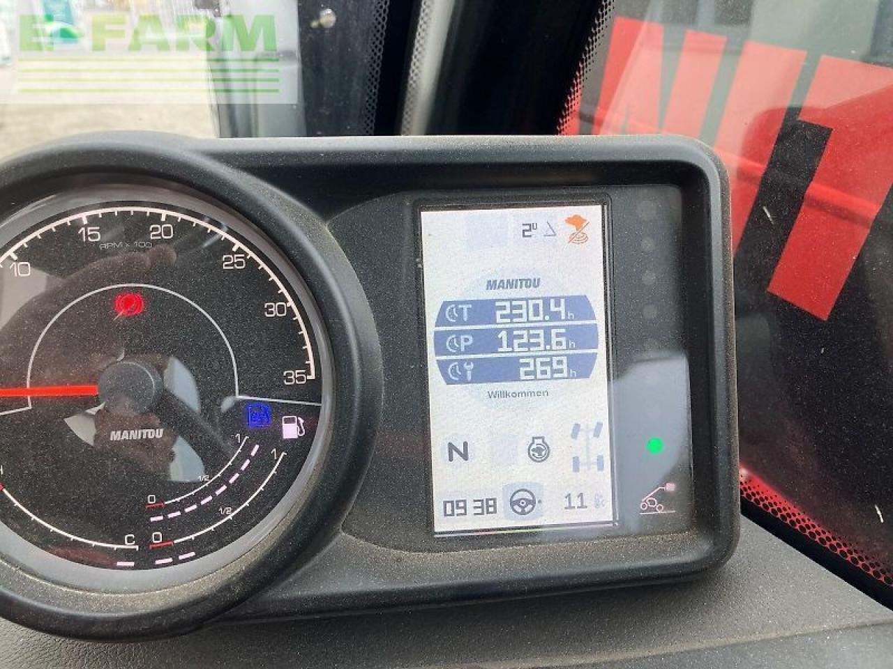 Teleszkópos rakodó Manitou teleskoplader mlt 635 premium: 17 kép.