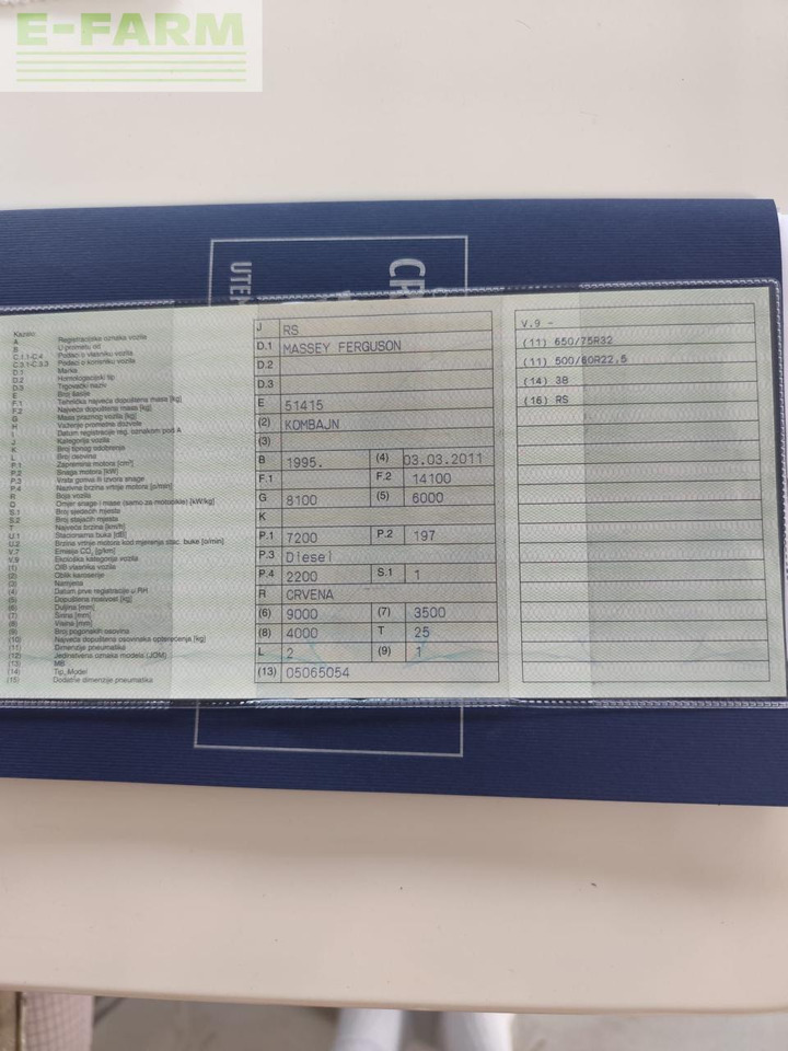 Kombájn Massey Ferguson 38: 43 kép.