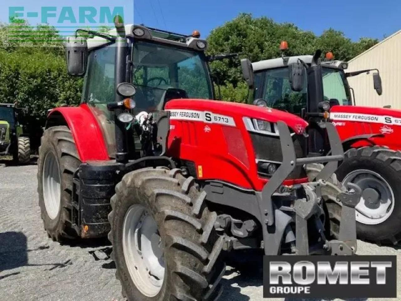 Massey Ferguson 6713 s d6 ef dx - Traktor: 3 kép. Massey Ferguson 6713 s d6 ef dx - Traktor: 3 kép.