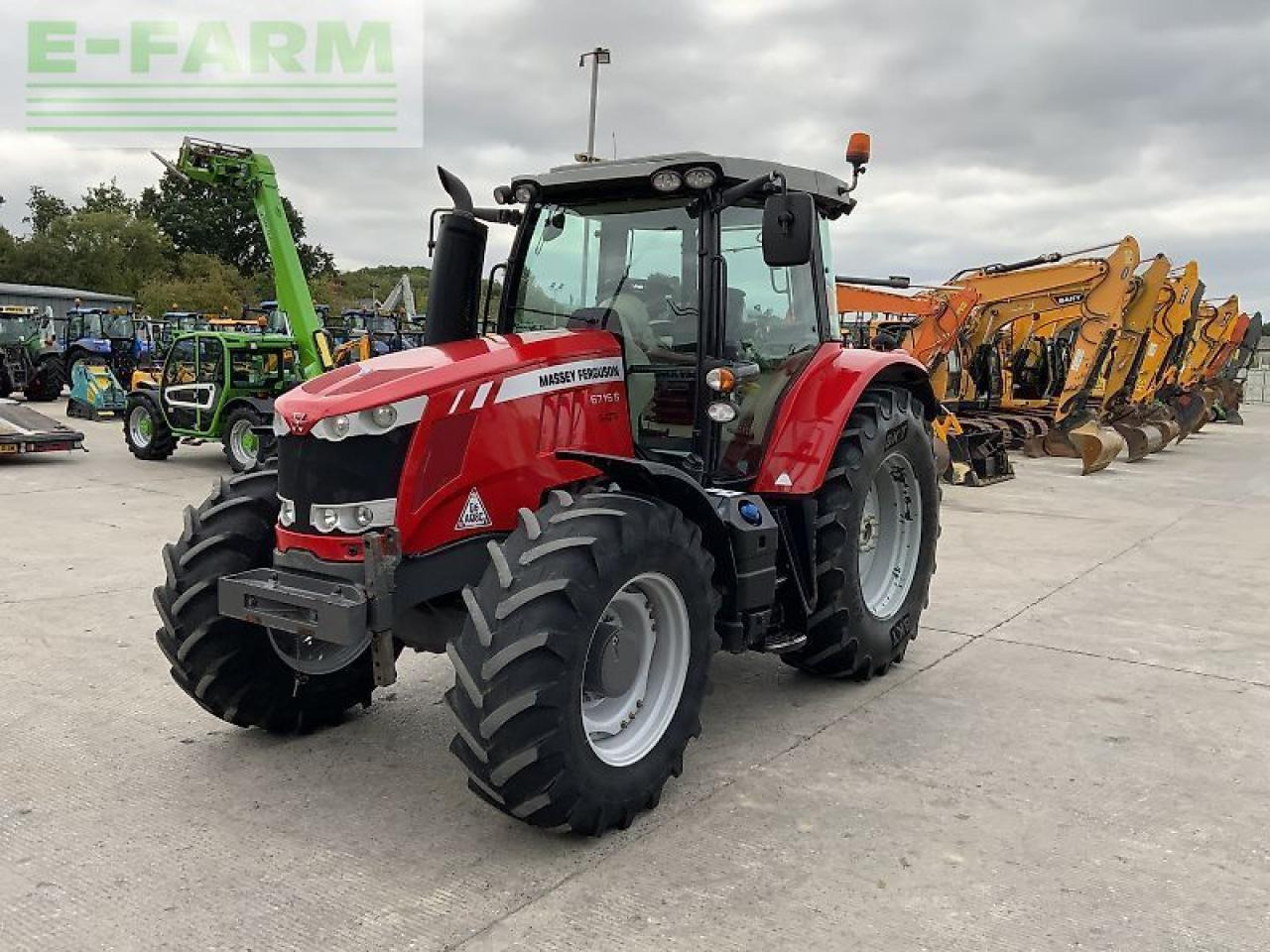 Massey Ferguson 6716s dyna 6 tractor (st24184) - Traktor: 5 kép. Massey Ferguson 6716s dyna 6 tractor (st24184) - Traktor: 5 kép.
