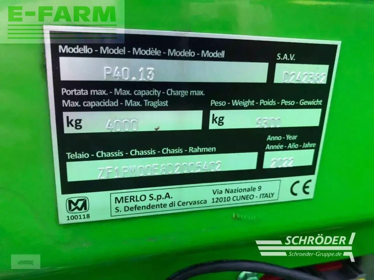 Merlo p 40.13 - Teleszkópos rakodó: 5 kép. Merlo p 40.13 - Teleszkópos rakodó: 5 kép.