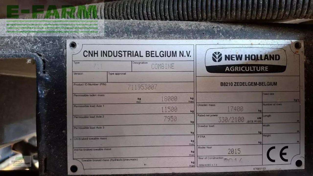 Kombájn New Holland cr 8.80: 9 kép.