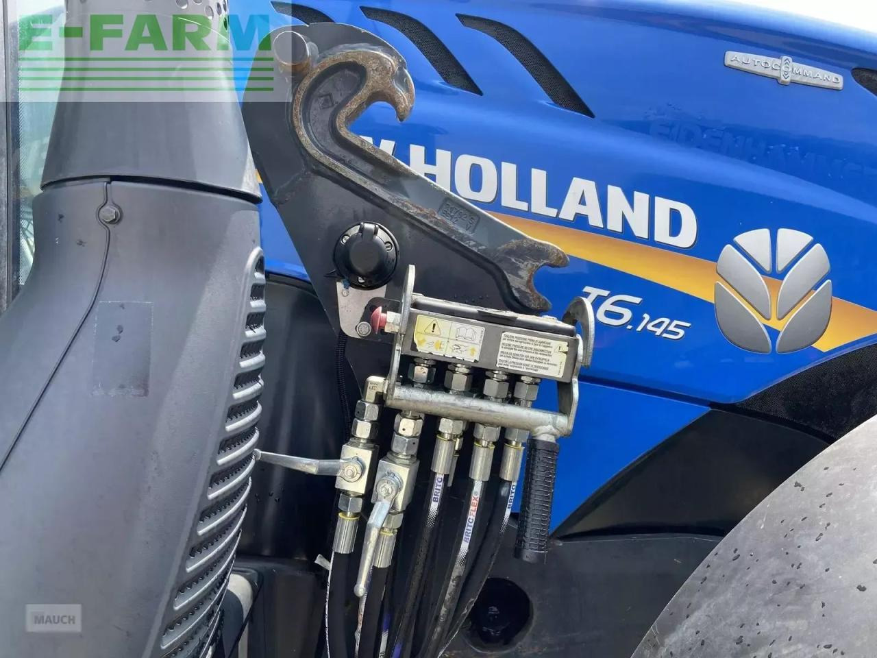 New Holland t6.145 stage v - Traktor: 5 kép. New Holland t6.145 stage v - Traktor: 5 kép.