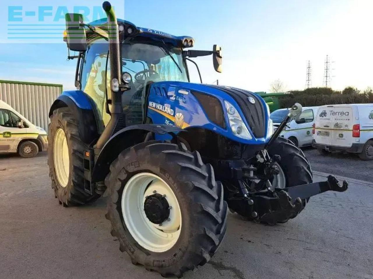 New Holland t6.155 - Traktor: 3 kép. New Holland t6.155 - Traktor: 3 kép.