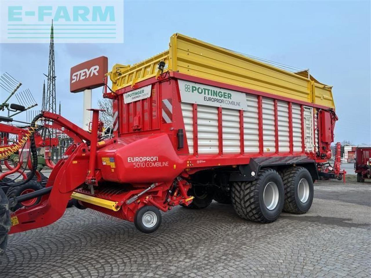 Pöttinger europrofi 5010 d - Mezőgazdasági billenőpótkocsi: 1 kép. Pöttinger europrofi 5010 d - Mezőgazdasági billenőpótkocsi: 1 kép.