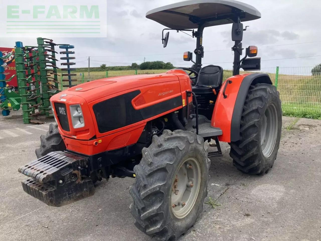 Traktor Same argon 80: 8 kép.