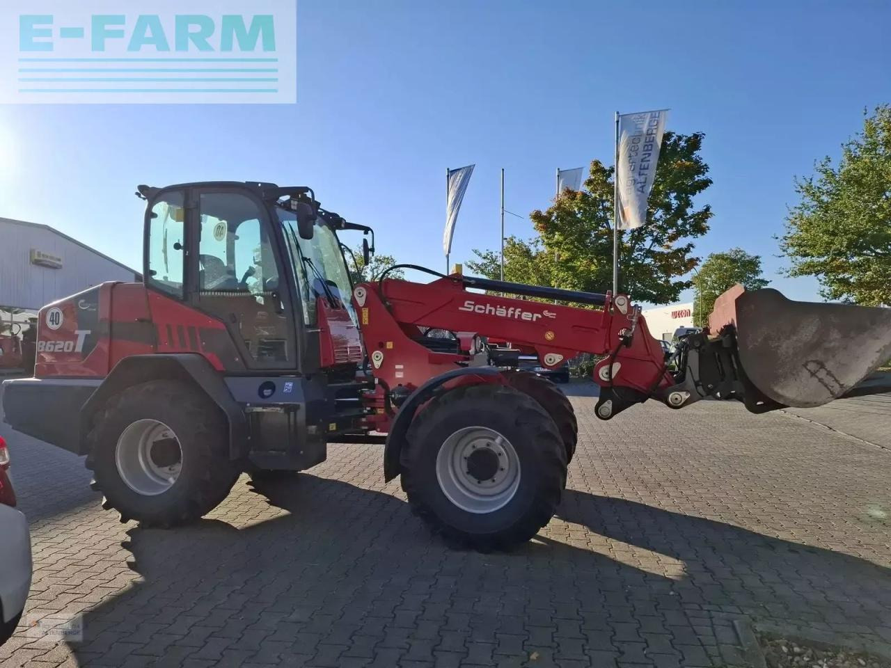 Schäffer 8620t - 2 teleskopradlader 40km/h, klima, 95 kw - Minikotró: 4 kép. Schäffer 8620t - 2 teleskopradlader 40km/h, klima, 95 kw - Minikotró: 4 kép.