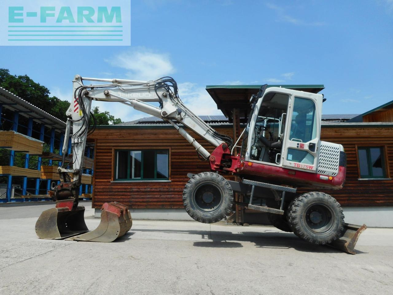 Minikotró Takeuchi tb 175w mit powertilt + hydr. sw + 3 löffel: 18 kép.