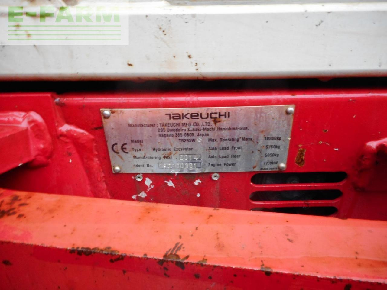 Gumikerekes kotró Takeuchi tb295w mit vollausstattung u. 3 löffel ( zentra: 6 kép.
