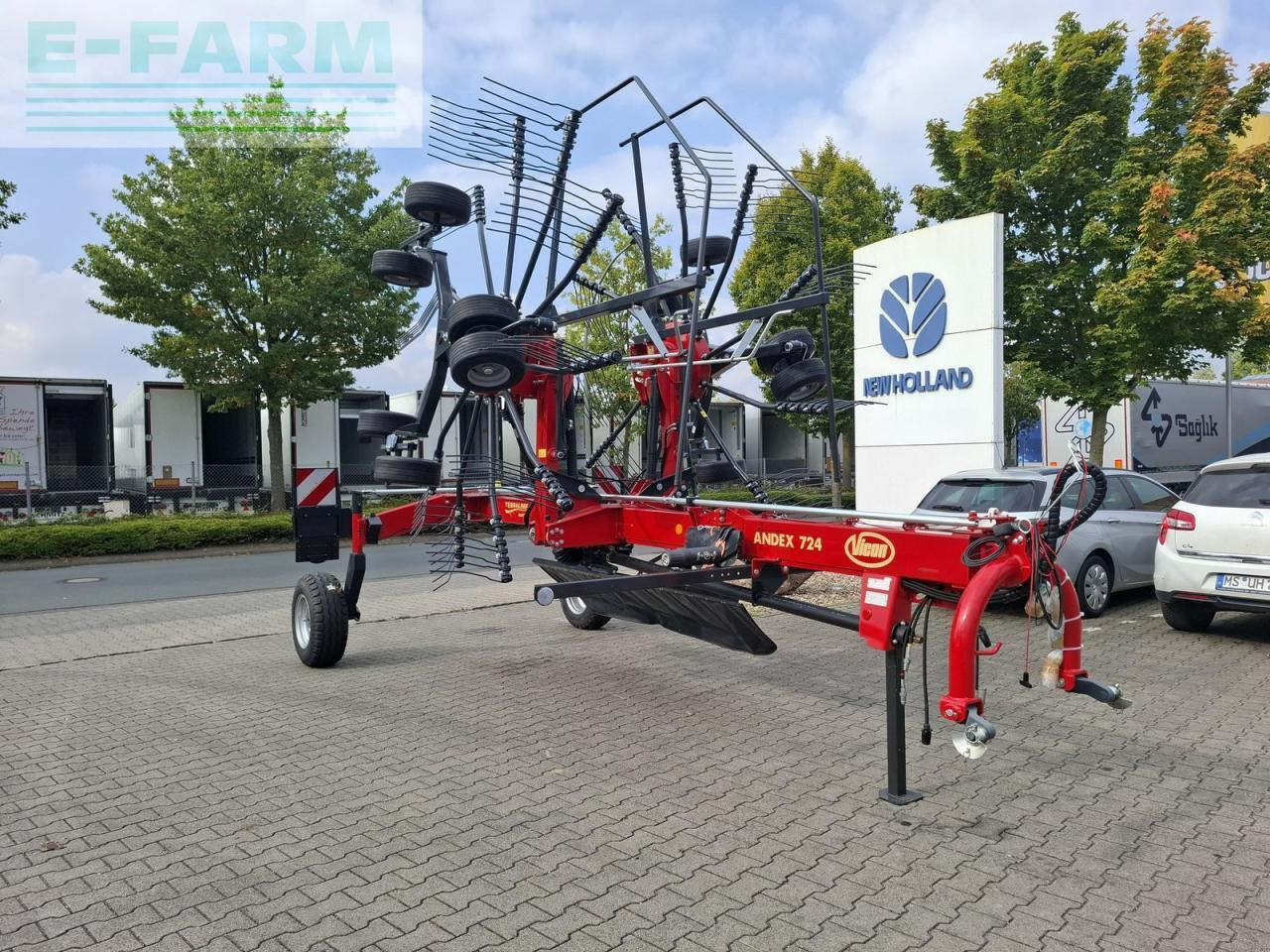 Szénaforgató Vicon andex 724 compactline: 11 kép.