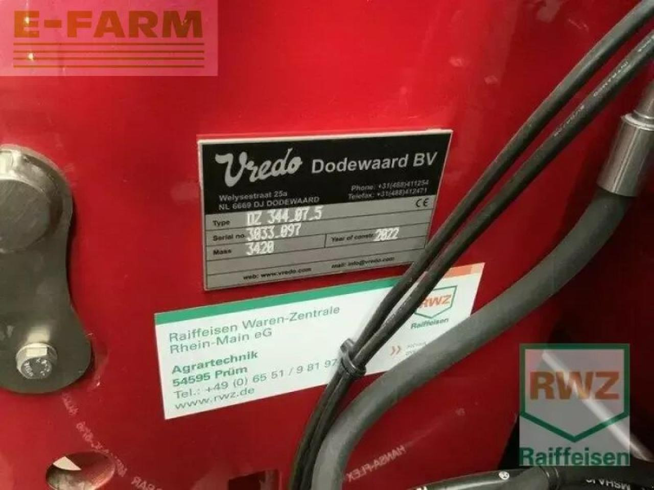 Vredo 344.07.5 agri twin - Precíziós vetőgép: 4 kép. Vredo 344.07.5 agri twin - Precíziós vetőgép: 4 kép.