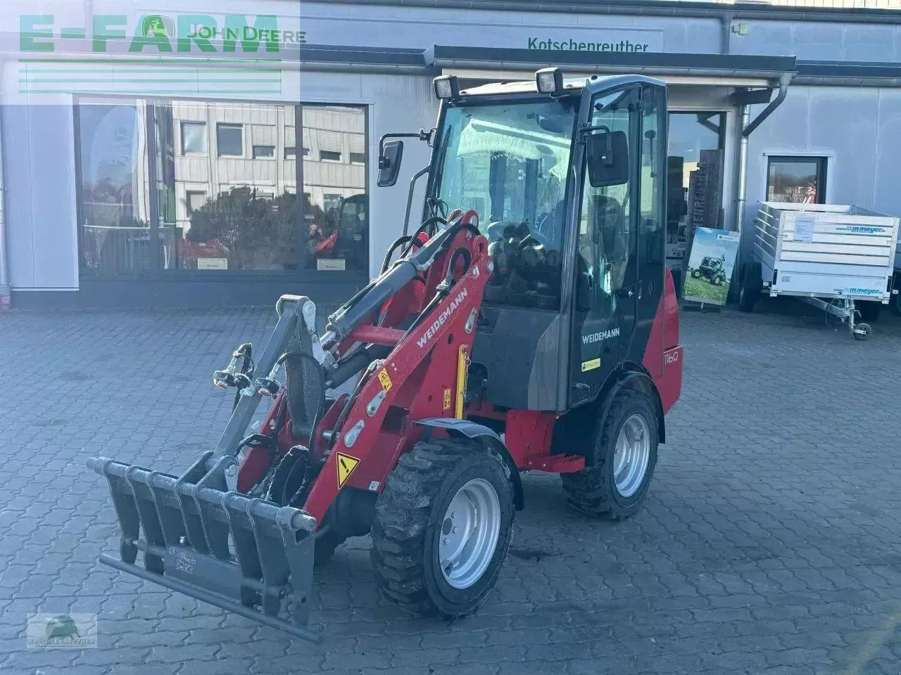Weidemann 1160 - Gumikerekes homlokrakodó: 1 kép. Weidemann 1160 - Gumikerekes homlokrakodó: 1 kép.