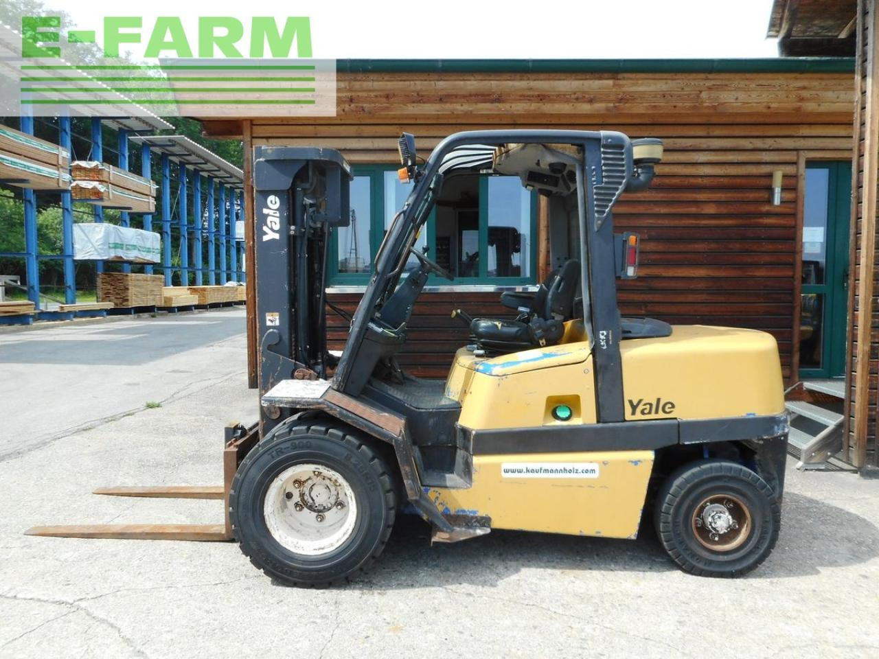 Yale gdp45mj ( triplex 4,3m + ss + zwillingsreifen ) - Villás targonca: 1 kép. Yale gdp45mj ( triplex 4,3m + ss + zwillingsreifen ) - Villás targonca: 1 kép.