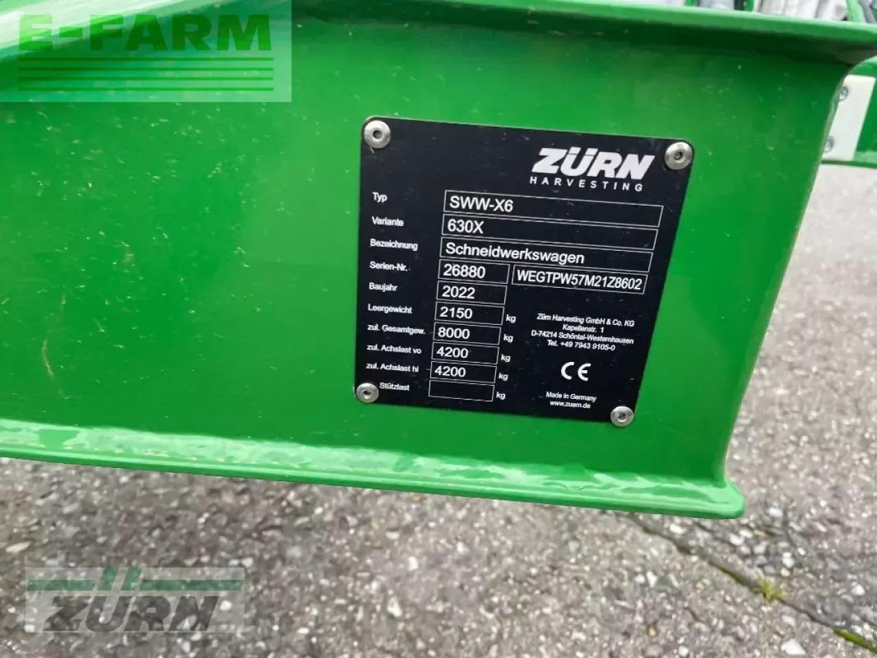 Zürn sww-x6 630x - Takarmánybetakarító gép: 5 kép. Zürn sww-x6 630x - Takarmánybetakarító gép: 5 kép.