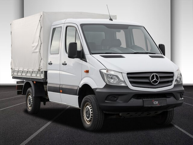 Platós kisteherautó, Duplakabinos kisteherautó MERCEDES-BENZ Sprinter 316CDI DOKA,Allrad,Klima,AHK,TCO...: 19 kép.
