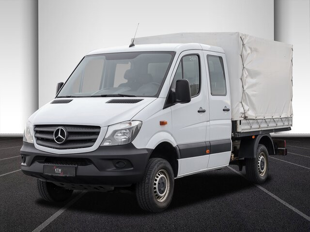 Platós kisteherautó, Duplakabinos kisteherautó MERCEDES-BENZ Sprinter 316CDI DOKA,Allrad,Klima,AHK,TCO...: 17 kép.