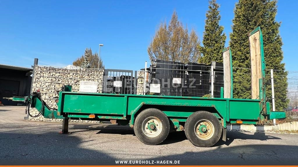 Blomenröhr 2-Achsen Anhänger, Tandem Tieflader für Bagger - Pótkocsi mélybölcsős: 2 kép. Blomenröhr 2-Achsen Anhänger, Tandem Tieflader für Bagger - Pótkocsi mélybölcsős: 2 kép.