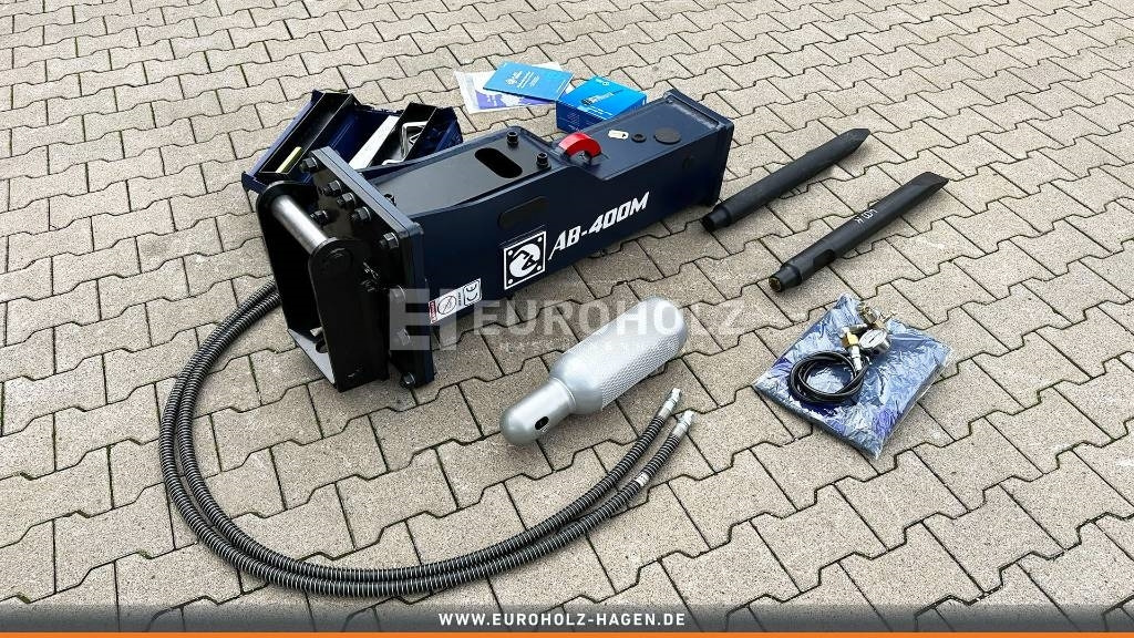Hydraulikhammer AJCE 400M für MS03 4-7 t - Hidraulikus törőfej - Építőipari gépek: 3 kép. Hydraulikhammer AJCE 400M für MS03 4-7 t - Hidraulikus törőfej - Építőipari gépek: 3 kép.