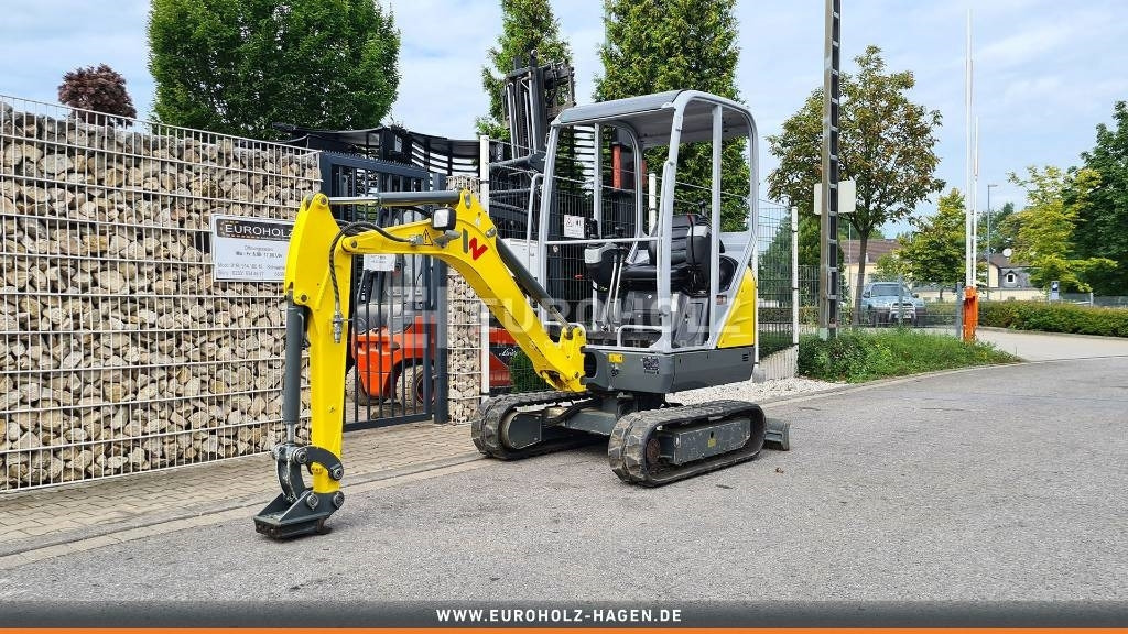 Wacker Neuson Minibagger ET16, Schnellwechsler MS01, Schutzdach - Minikotró: 1 kép. Wacker Neuson Minibagger ET16, Schnellwechsler MS01, Schutzdach - Minikotró: 1 kép.