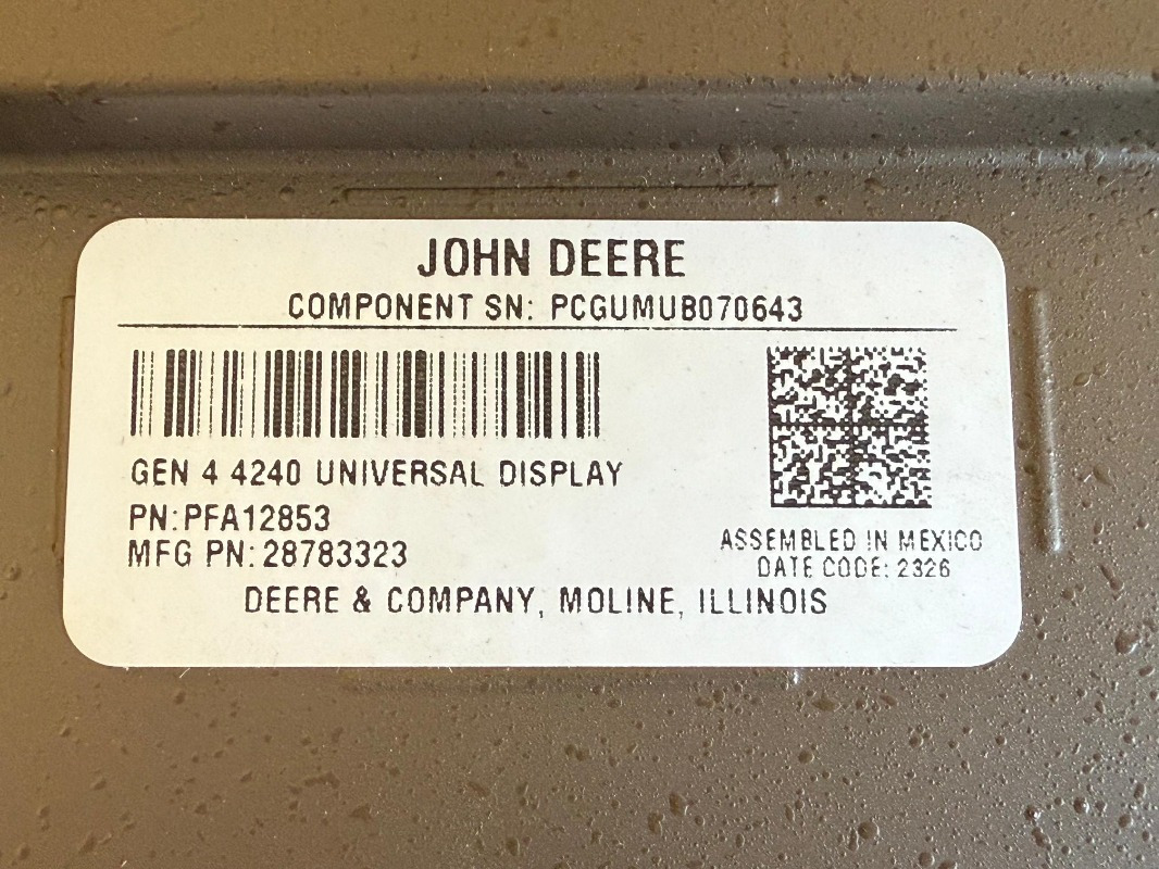 John Deere Display 4240 Premium Aktivierung - Szerszám/ Felszerelés: 1 kép. John Deere Display 4240 Premium Aktivierung - Szerszám/ Felszerelés: 1 kép.
