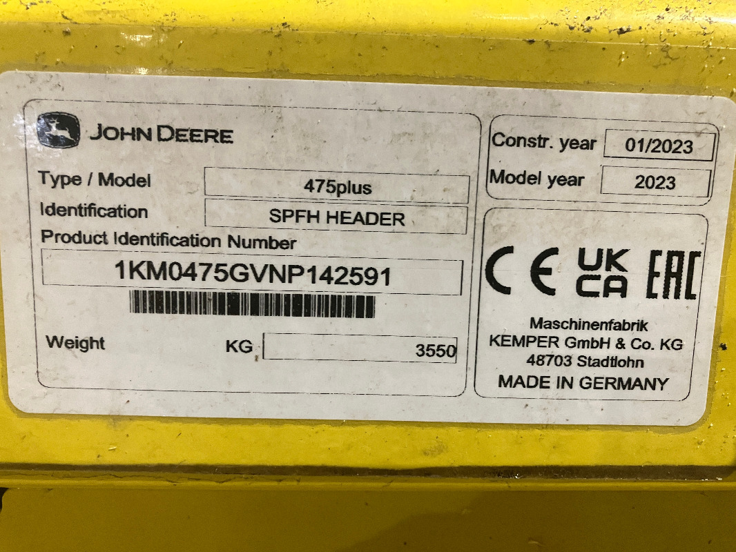 Kemper 475 plus - Kukorica adapter: 2 kép. Kemper 475 plus - Kukorica adapter: 2 kép.