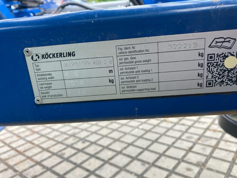 Köckerling Allrounder classic 400 2.0 - Borona: 2 kép. Köckerling Allrounder classic 400 2.0 - Borona: 2 kép.