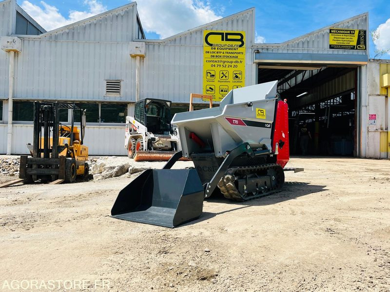 BROUETTE SUR CHENILLES AUTOCHARGEUSE C&F T70.1.1SL - 2022 NEUVE MODELE DE DEMO - Minidömper: 1 kép. BROUETTE SUR CHENILLES AUTOCHARGEUSE C&F T70.1.1SL - 2022 NEUVE MODELE DE DEMO - Minidömper: 1 kép.