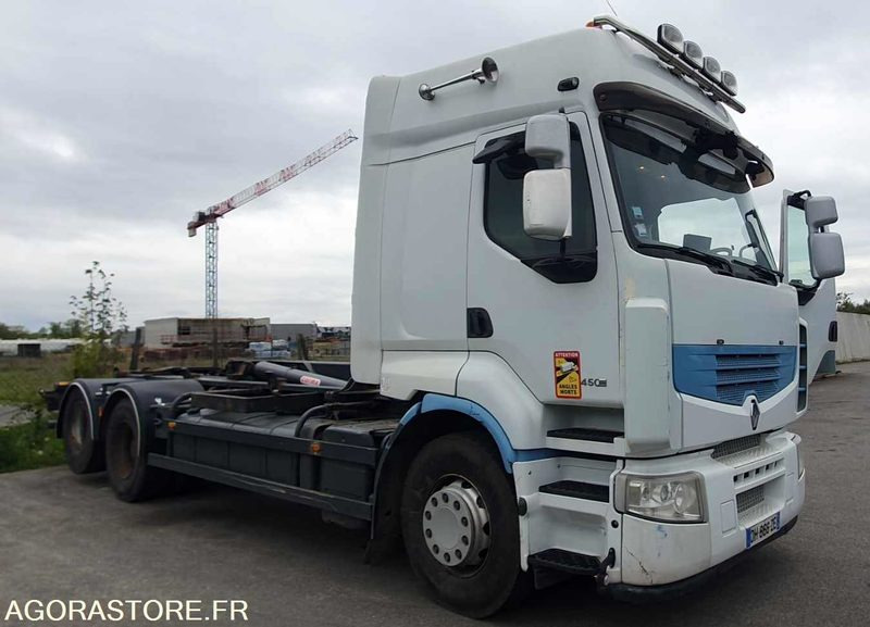 Camion ampliroll Renault lander 450dxi 2008 490000km - Horgos rakodó teherautó: 1 kép. Camion ampliroll Renault lander 450dxi 2008 490000km - Horgos rakodó teherautó: 1 kép.