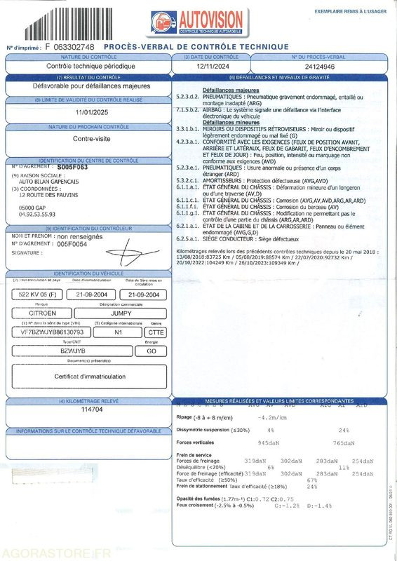 FOURGONNETTE CITROEN JUMPY - Kis furgon: 3 kép. FOURGONNETTE CITROEN JUMPY - Kis furgon: 3 kép.