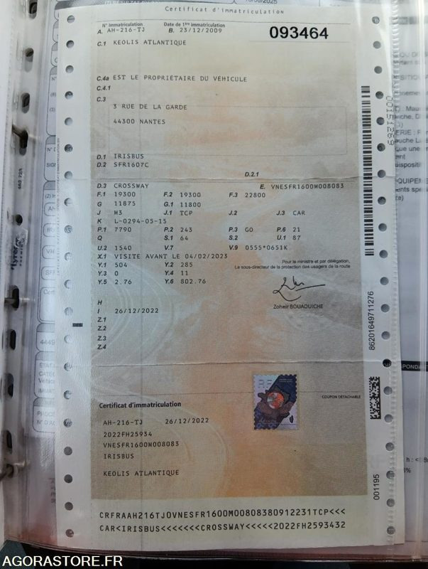 IVECO BUS CROSSWAY N°093464 - Iskolabusz: 4 kép. IVECO BUS CROSSWAY N°093464 - Iskolabusz: 4 kép.