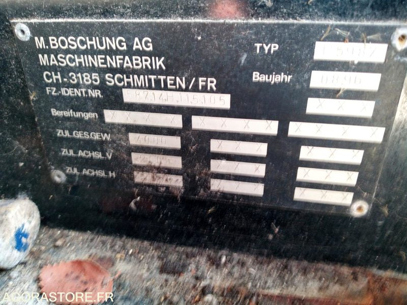 Laveuse de voirie Boshung - Utcaseprő gép: 5 kép. Laveuse de voirie Boshung - Utcaseprő gép: 5 kép.
