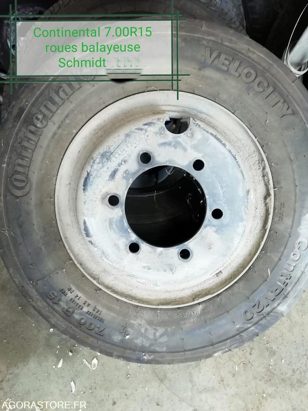 Lot de 5 roues à cercle pour balayeuse Schmidt clean go500 - Komplett kerék: 1 kép. Lot de 5 roues à cercle pour balayeuse Schmidt clean go500 - Komplett kerék: 1 kép.
