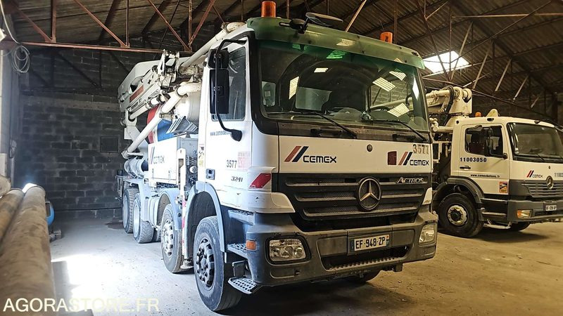 MALAXEUR POMPE A BETON MERCEDES ACTROS - 2006 / 351 902 KM -EXCLUSIVEMENT EXPORT - Pumix: 2 kép. MALAXEUR POMPE A BETON MERCEDES ACTROS - 2006 / 351 902 KM -EXCLUSIVEMENT EXPORT - Pumix: 2 kép.