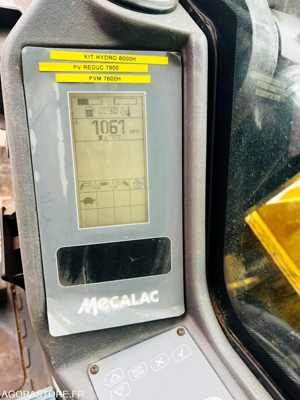Pelle à chenilles Mecalac 714 MC - 2005 / 7373 HEURES - Kotrógép: 5 kép. Pelle à chenilles Mecalac 714 MC - 2005 / 7373 HEURES - Kotrógép: 5 kép.