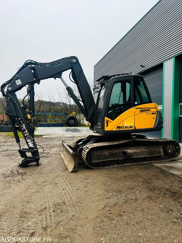 Pelle à chenilles Mecalac 714 MC - 2005 / 7373 HEURES - Kotrógép: 1 kép. Pelle à chenilles Mecalac 714 MC - 2005 / 7373 HEURES - Kotrógép: 1 kép.