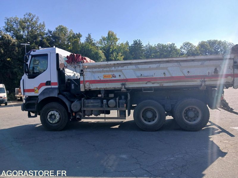 RENAULT 6x4 450 KERAX BENNE CARRE - 2007 / 477518 KM - AK-187-GJ (M5987) - Billenőplatós teherautó: 3 kép. RENAULT 6x4 450 KERAX BENNE CARRE - 2007 / 477518 KM - AK-187-GJ (M5987) - Billenőplatós teherautó: 3 kép.