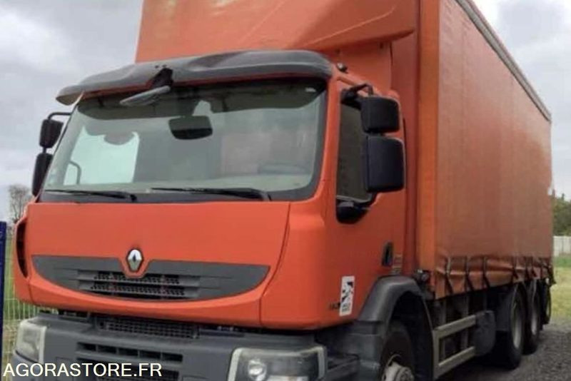 RENAULT LANDER 380.26 6X2 - 26T - 2012 / 475000km - Ponyvás teherautó: 1 kép. RENAULT LANDER 380.26 6X2 - 26T - 2012 / 475000km - Ponyvás teherautó: 1 kép.