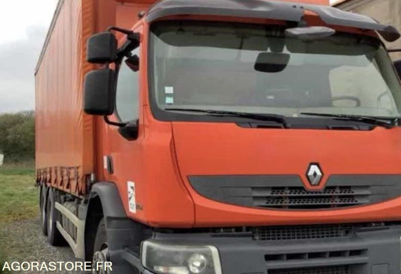 RENAULT LANDER 380.26 6X2 - 26T - 2012 / 475000km - Ponyvás teherautó: 2 kép. RENAULT LANDER 380.26 6X2 - 26T - 2012 / 475000km - Ponyvás teherautó: 2 kép.