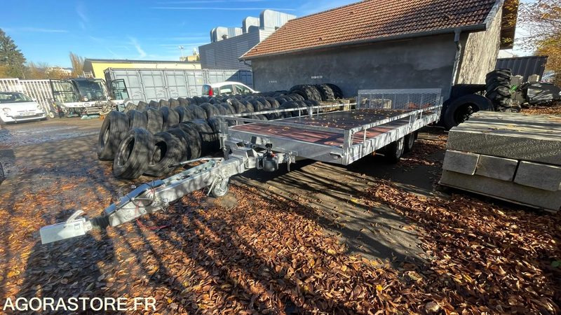 Remorque porte voiture ou équipement - Pótkocsi autószállító: 1 kép. Remorque porte voiture ou équipement - Pótkocsi autószállító: 1 kép.