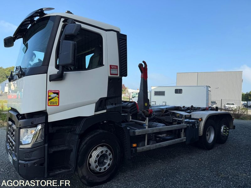 Renault C430 boite automatique polybenne ampliroll dalby - 446800KM - 2014 - Horgos rakodó teherautó: 2 kép. Renault C430 boite automatique polybenne ampliroll dalby - 446800KM - 2014 - Horgos rakodó teherautó: 2 kép.