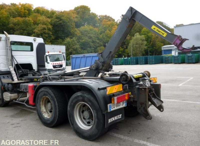Renault Kerax 6x4 370DCI bras de dépose Marrel 16000kgs 521550 kms 2003 - Horgos rakodó teherautó, Darus autó: 3 kép. Renault Kerax 6x4 370DCI bras de dépose Marrel 16000kgs 521550 kms 2003 - Horgos rakodó teherautó, Darus autó: 3 kép.