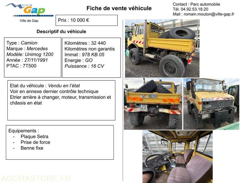 CAMION MERCEDES UNIMOG 1200 - Teherautó: 1 kép. CAMION MERCEDES UNIMOG 1200 - Teherautó: 1 kép.