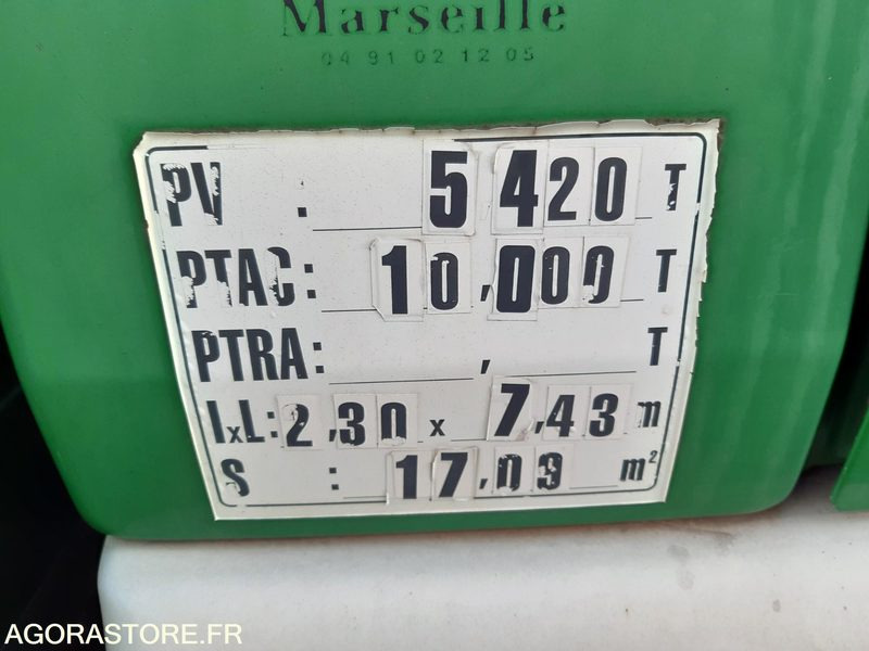 FOURGON RENAULT 10T - CD388BR - Teherautó: 5 kép. FOURGON RENAULT 10T - CD388BR - Teherautó: 5 kép.