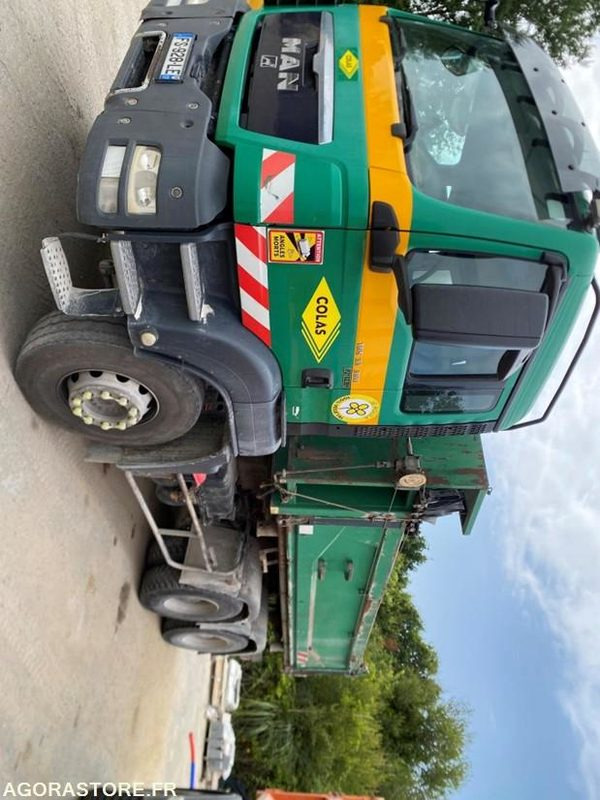 MAN TGS33.360 – 6x4 Bi-benne avec bachage - 2008 / 632000 KM (P2102391) - Teherautó: 5 kép. MAN TGS33.360 – 6x4 Bi-benne avec bachage - 2008 / 632000 KM (P2102391) - Teherautó: 5 kép.