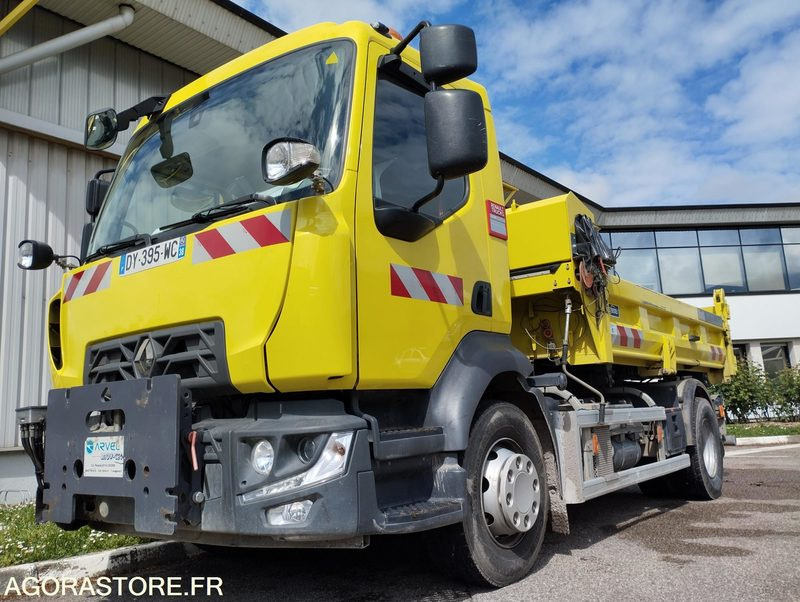 RENAULT D14 14T TRI BENNE DTi 5_210_ TRES FAIBLE KILOMETRAGE _ DY-395-WC - Teherautó: 1 kép. RENAULT D14 14T TRI BENNE DTi 5_210_ TRES FAIBLE KILOMETRAGE _ DY-395-WC - Teherautó: 1 kép.