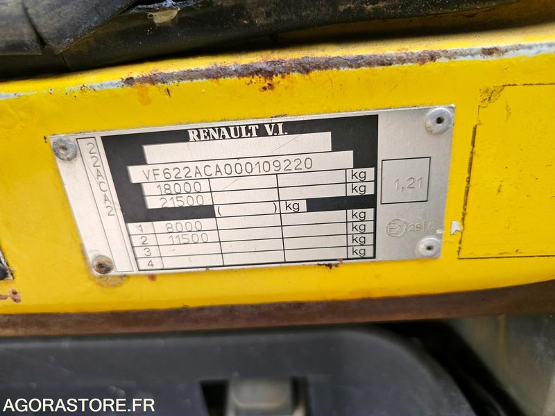 Teherautó Renault premium - 2007 - 729021km - 9138XD76: 19 kép.
