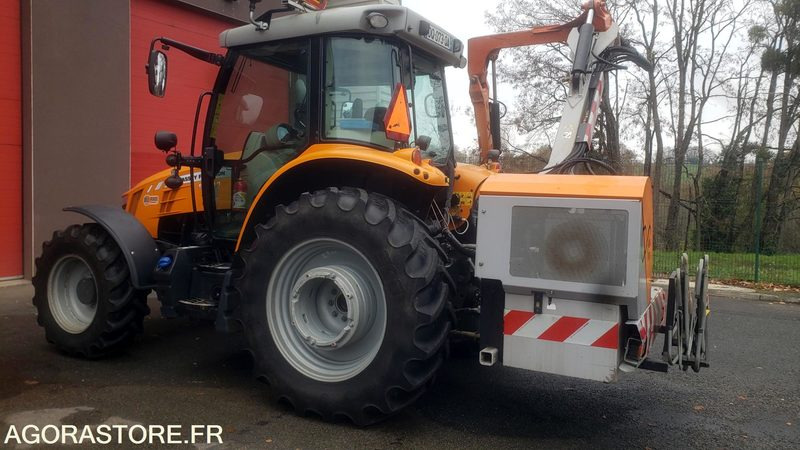 Tracteur agricole Massey Fergusson 79CV année 2015 avec épareuse SMA LYNX 2453 - Traktor: 3 kép. Tracteur agricole Massey Fergusson 79CV année 2015 avec épareuse SMA LYNX 2453 - Traktor: 3 kép.