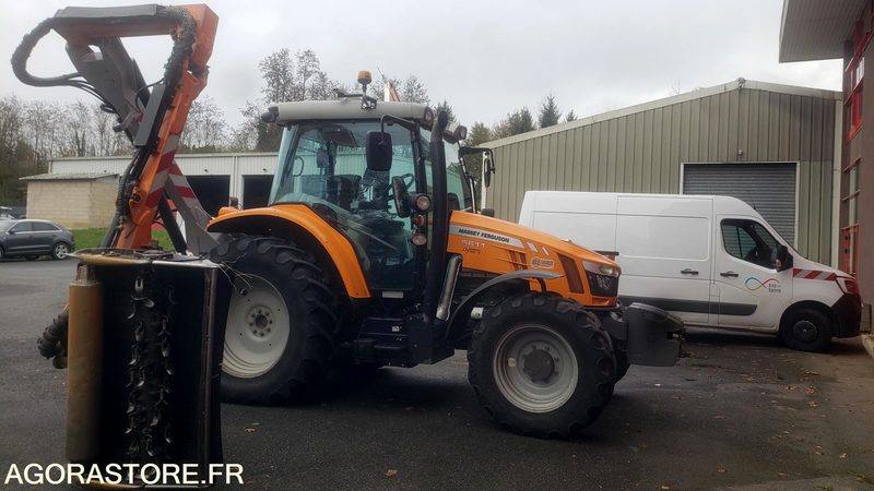 Tracteur agricole Massey Fergusson 79CV année 2015 avec épareuse SMA LYNX 2453 - Traktor: 2 kép. Tracteur agricole Massey Fergusson 79CV année 2015 avec épareuse SMA LYNX 2453 - Traktor: 2 kép.