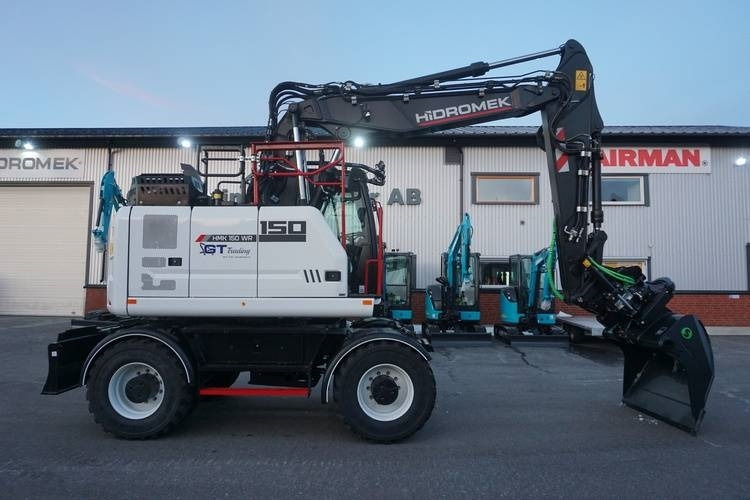 Hidromek HMK 150WR-5 *Uthyres* - Gumikerekes kotró: 5 kép. Hidromek HMK 150WR-5 *Uthyres* - Gumikerekes kotró: 5 kép.
